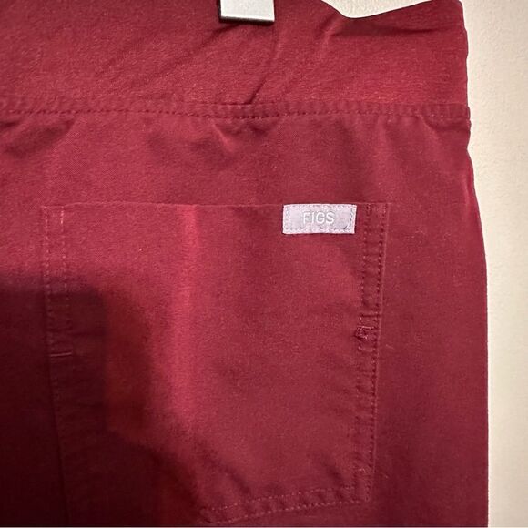 Figs Maroon Zamora Burgundy Joggers sz XL - Picture 6 of 8